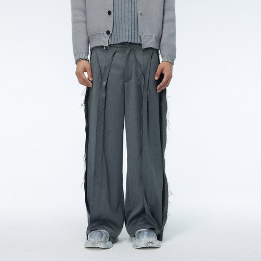 WHISTLEHUNTER Spliced Raw Edge Trousers