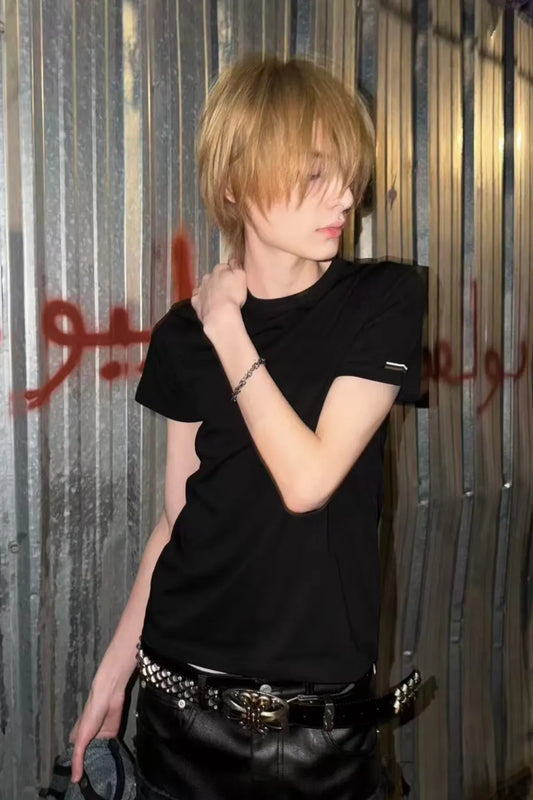 Classic Fit Embroidered Cuff T-shirt