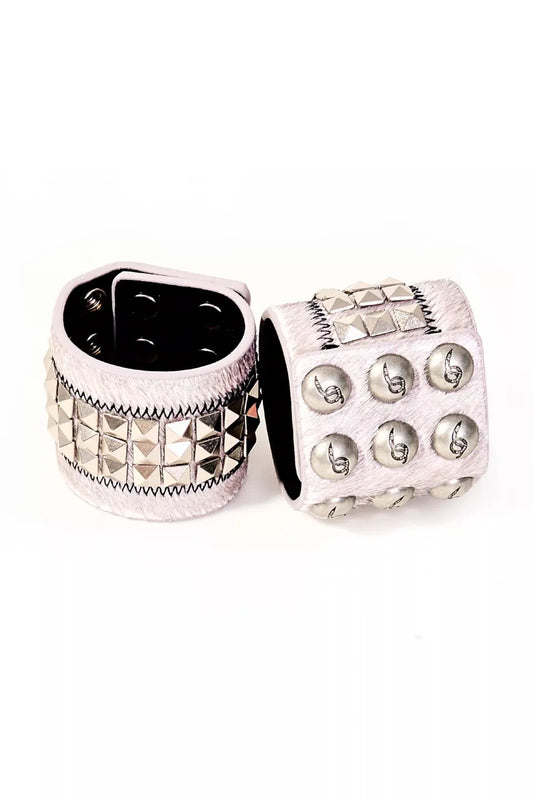 Cowhide Studded Bracelet