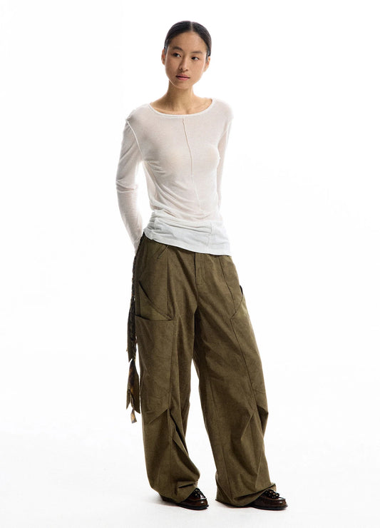 Curve Pocket Trousers