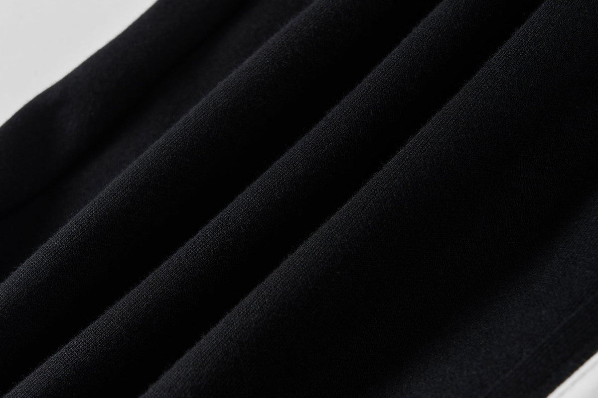 SAVAGEGROWTHWORLD Back-Arc Striped Graphic Track Pants