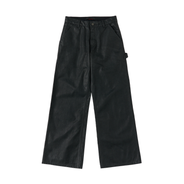 SAVAGEGROWTHWORLD Waxed Washed Dark Baggy Pants
