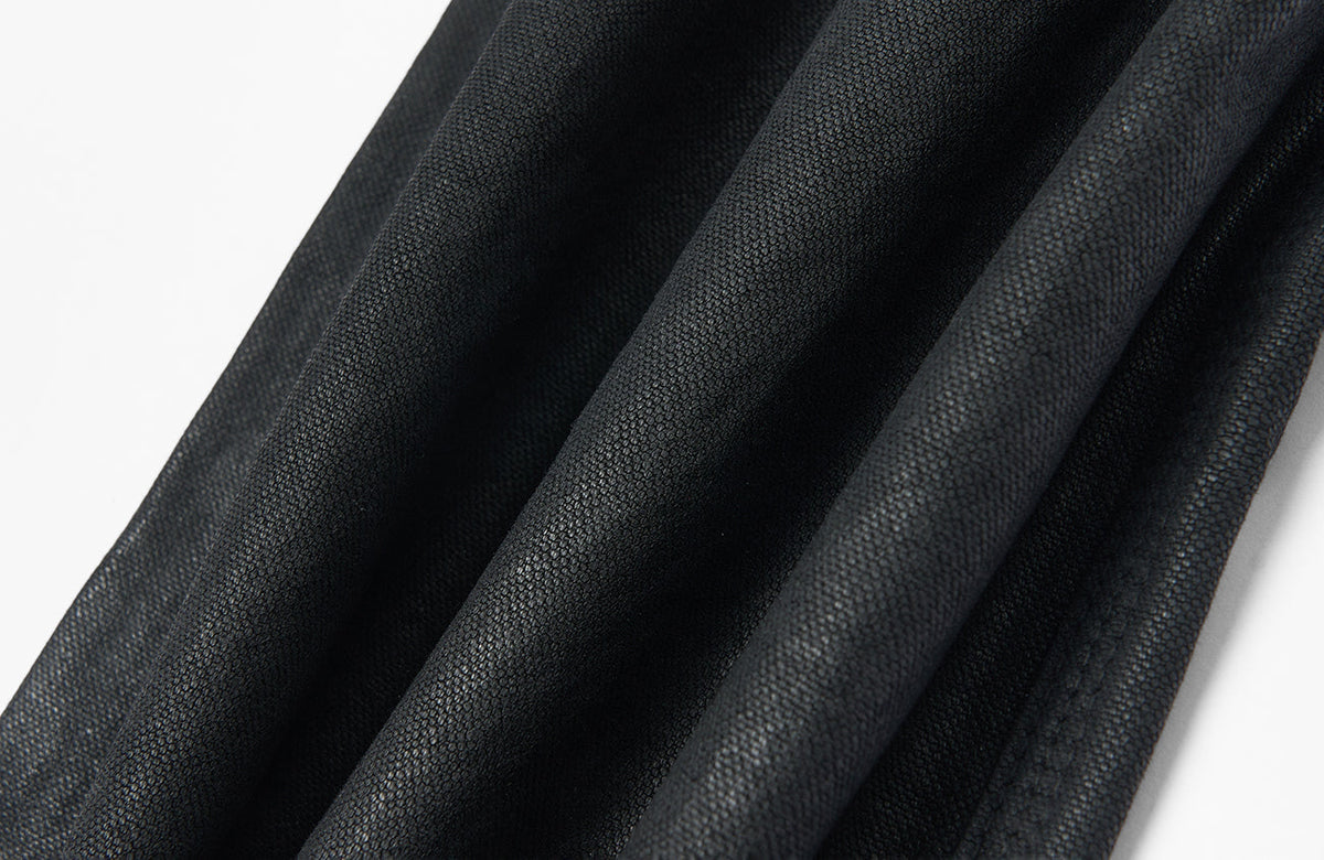 SAVAGEGROWTHWORLD Waxed Washed Dark Baggy Pants