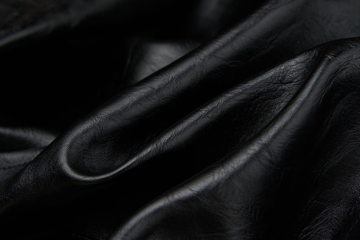 SAVAGEGROWTHWORLD No.05 Patch Faux Leather Studded Moto Jacket