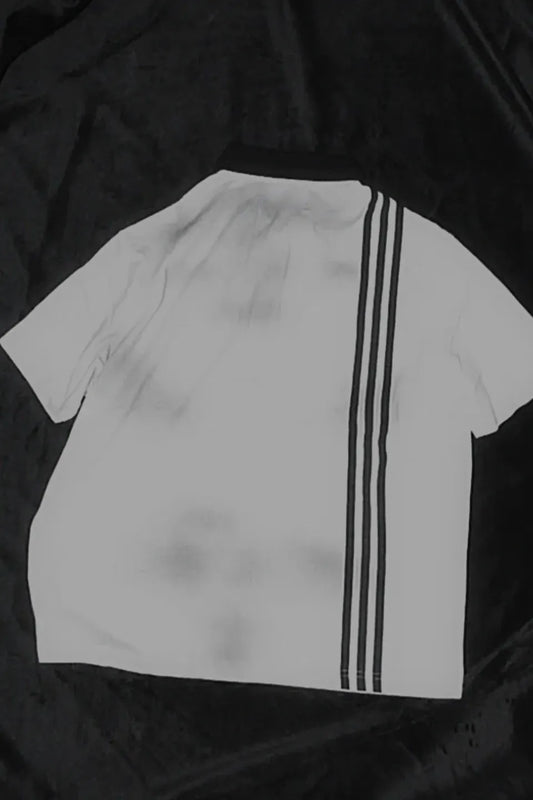 Dirt Washed Destroyed Cropped Polo Shirts