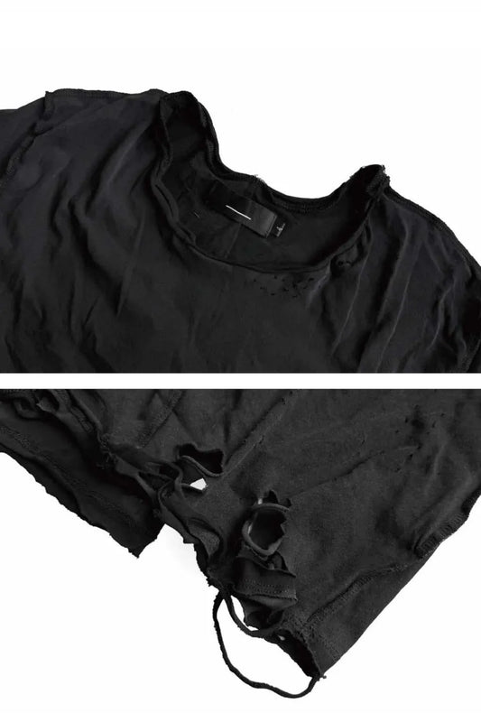 Distressed Layered SS T-shirt