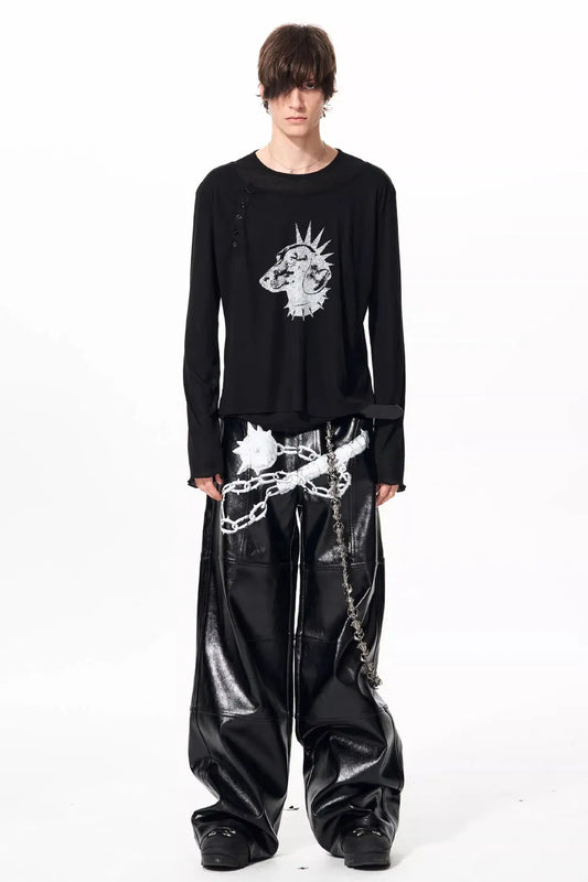 Heavy Electroplated Angel Wallet Chain