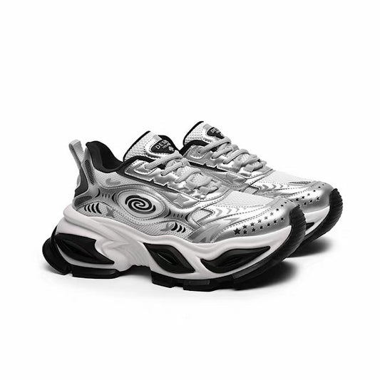 Marble Point Design Platform Casual Sneakers HL3257