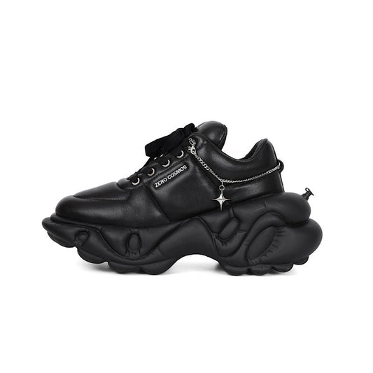 Rubber Simple Design Chain Plus Platform Sneakers HL3259