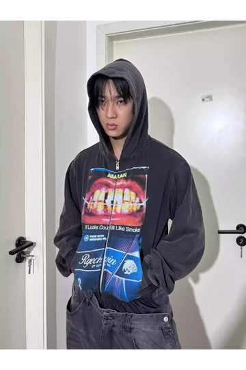 If Looks Could Smoke Zip Up Hoodie