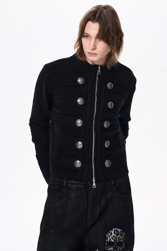 Napoleon Embellished Knit Cardigan