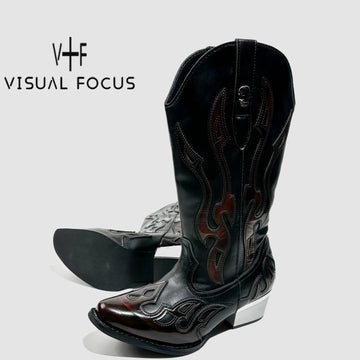 Punk Western Riding Boots