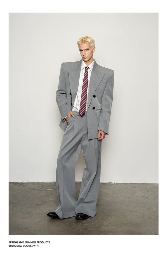 Premium Straight-Shoulder Suit