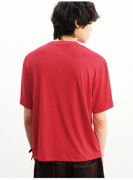 Lightweight and highly breathable printed T-shirt