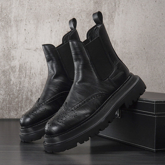 Platform Lug Sole Chelsea Boots WN24825