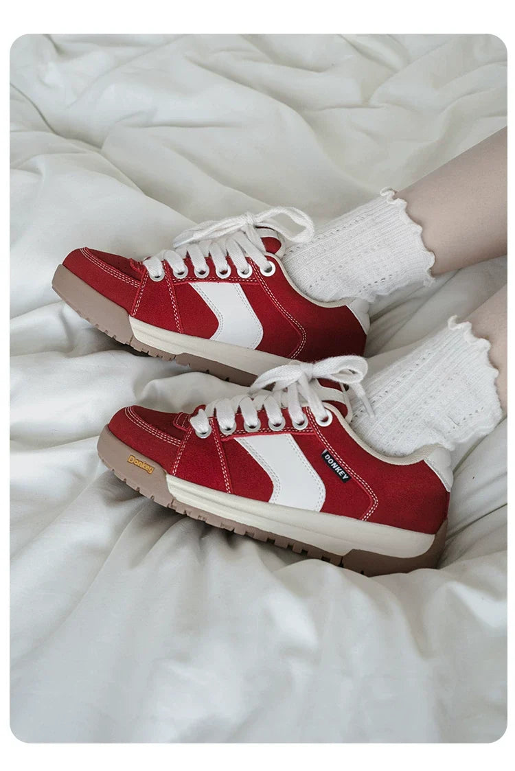 Crest Suede Court Sneakers