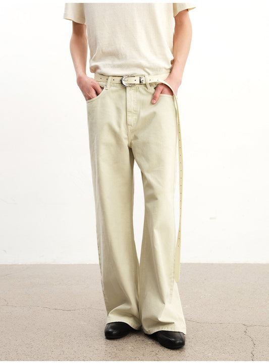 Lightly dyed jeans
