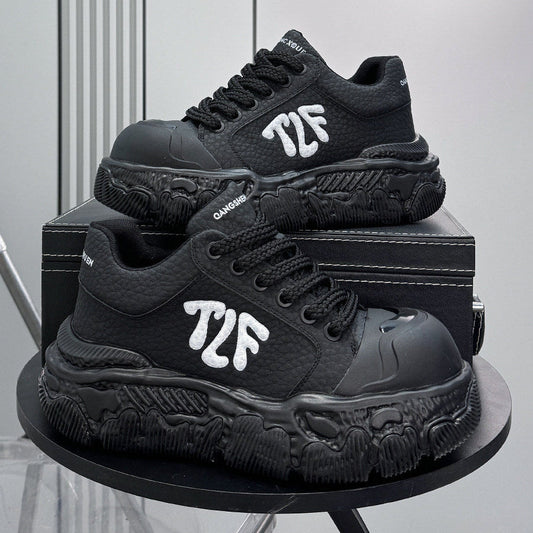 Platform Chunky Sole Lace-Up Sneakers WN24846