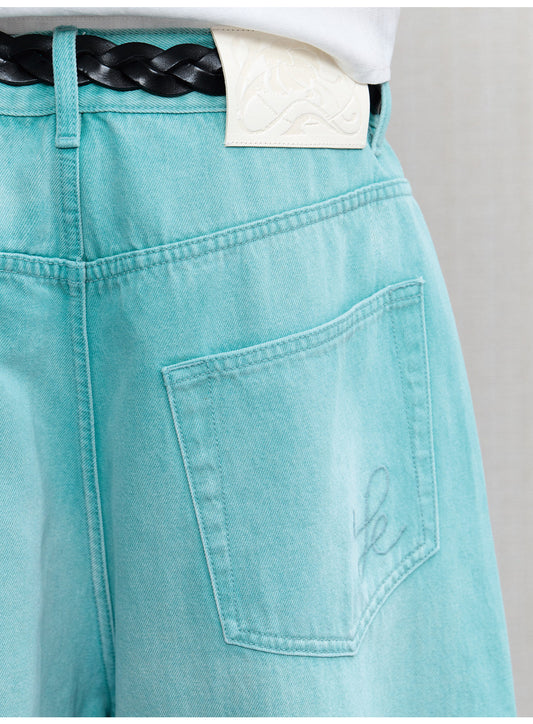 Relaxed-Fit Wide-Leg Jeans
