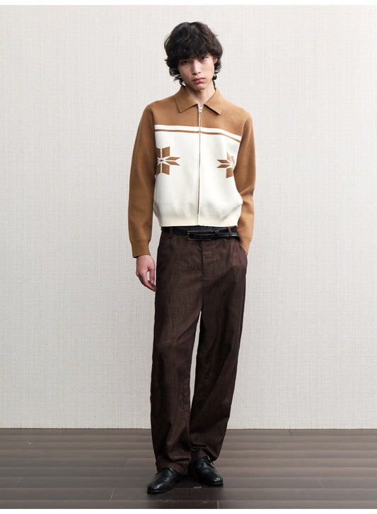 Thread Patchwork Casual Pants