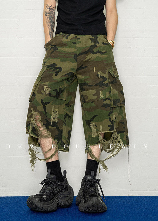 Camouflage Big Rip Shorts