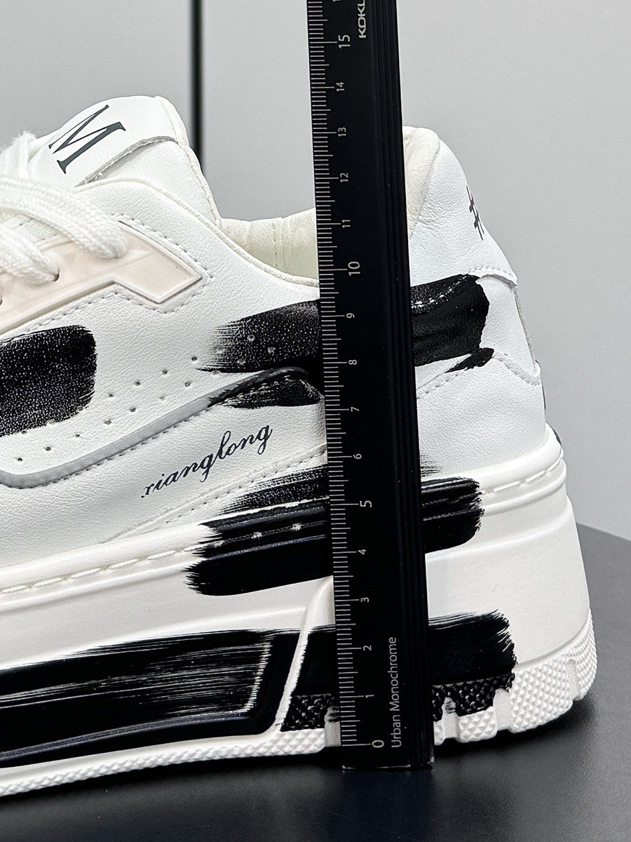 Chunky Platform Lace-Up Sneakers