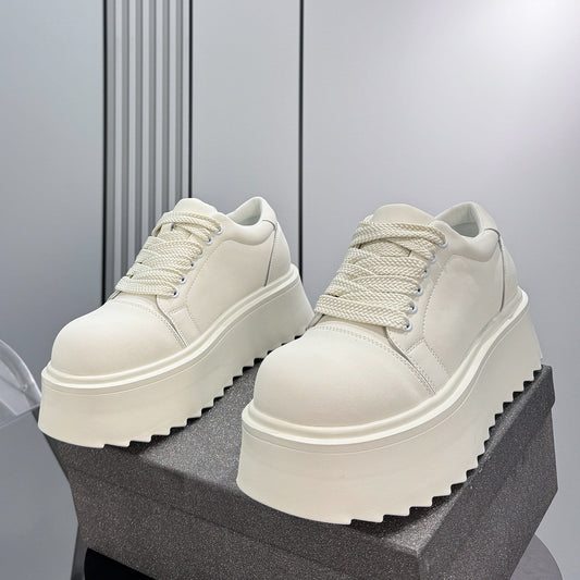 Platform Height Increase Round Toe Sneakers WN24782