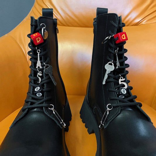 Platform Lace-Up Boots WN25082