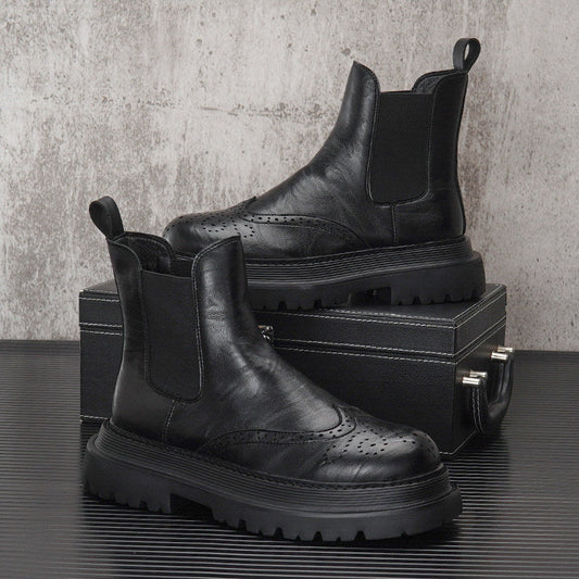 Platform Lug Sole Chelsea Boots WN24825