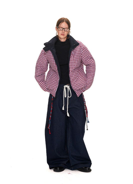 Double Belt Fit Casual Pants