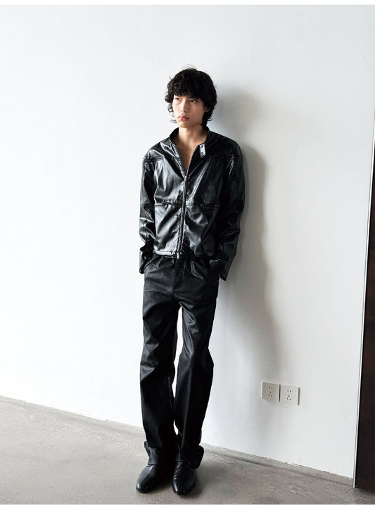 Straight Slim-Fit Jeans