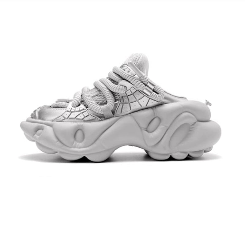 Closed Toe Chunky Sole Slip-On Shoes