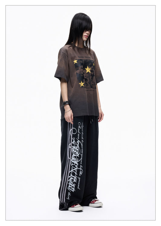 Lightweight Vintage Drawstring Sweatpants