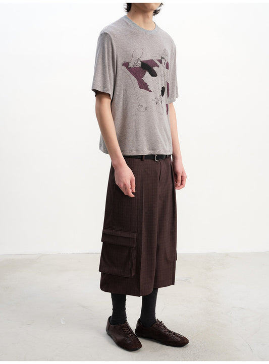 Round-neck Printed T-shirt