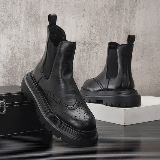 Platform Lug Sole Chelsea Boots WN24825