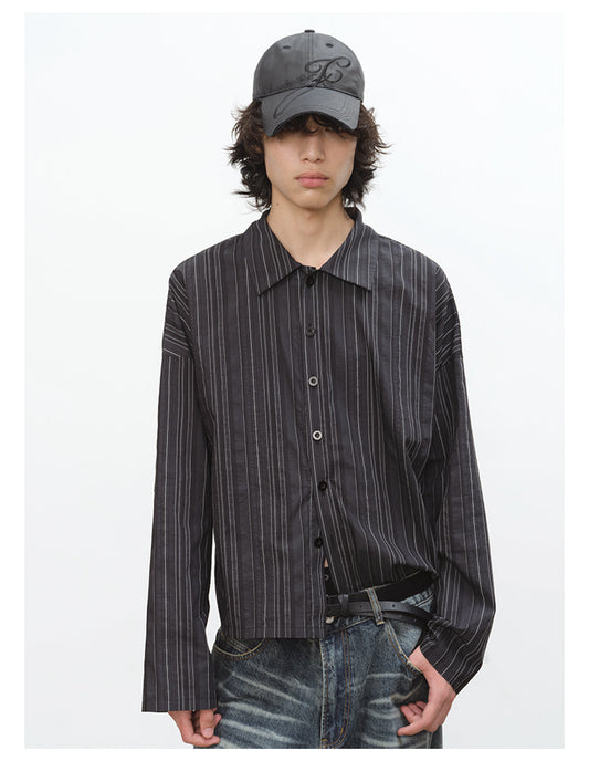 Drop-shoulder shirt