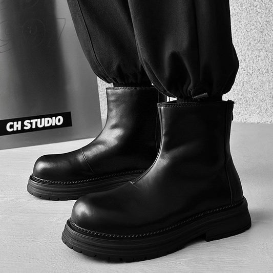 Platform Thick Sole Zipper Boots WN24520