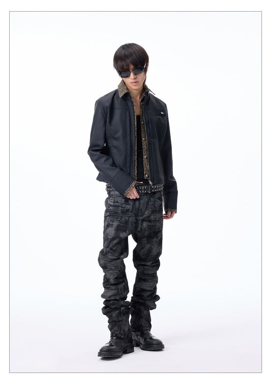 Glitter Skinny Slim Fit Black Jeans