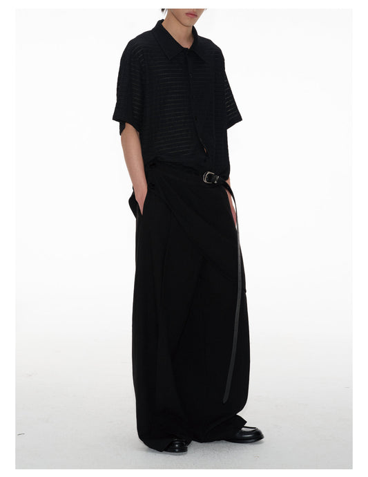 Hollow Stripe Shirt