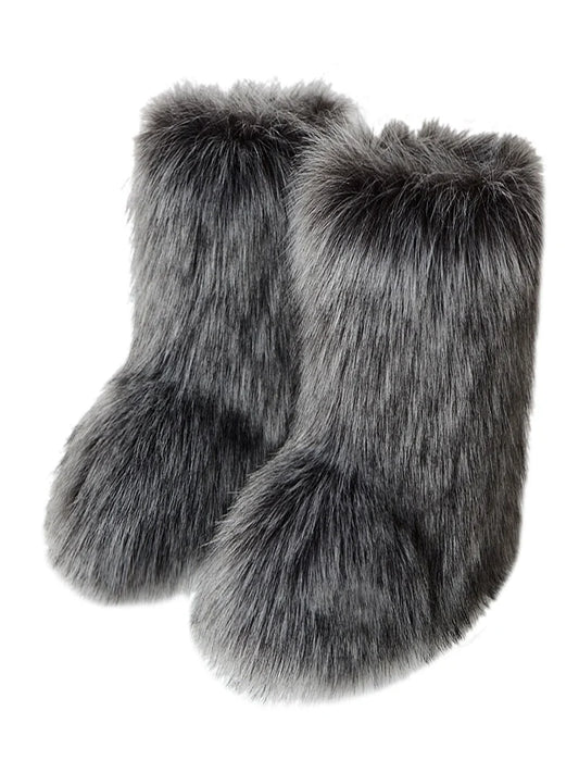 Furry Fleece Boots WN21149-K