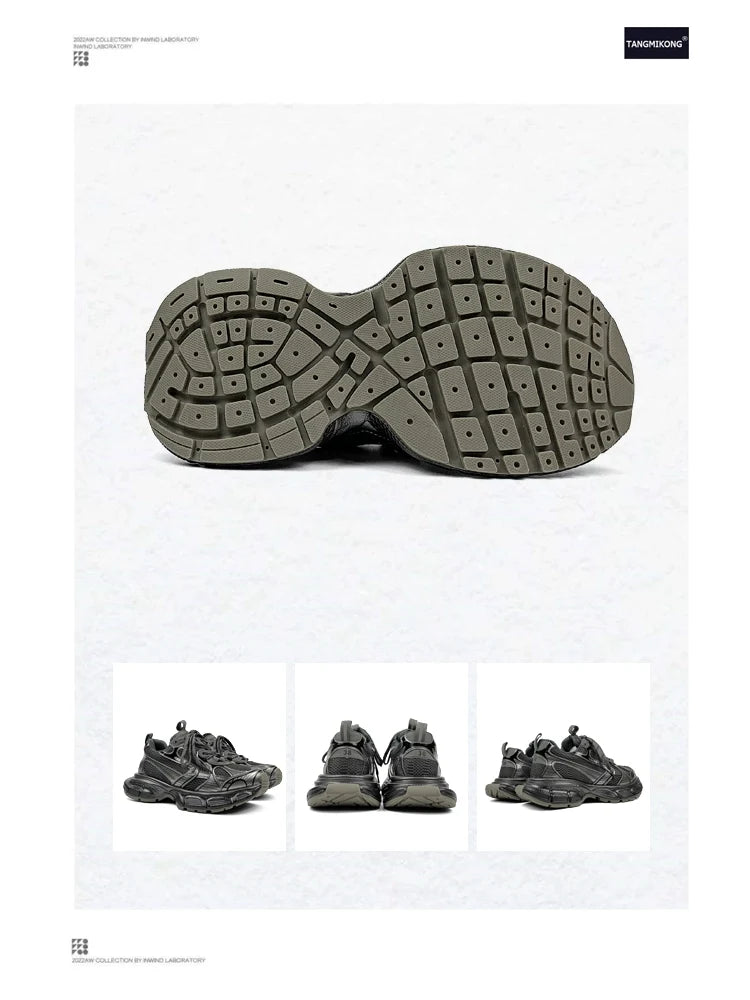 Mesh Thick Sole Sporty Sneakers