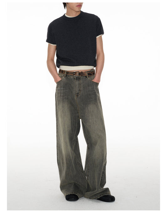 Bamboo Wide Leg Jeans
