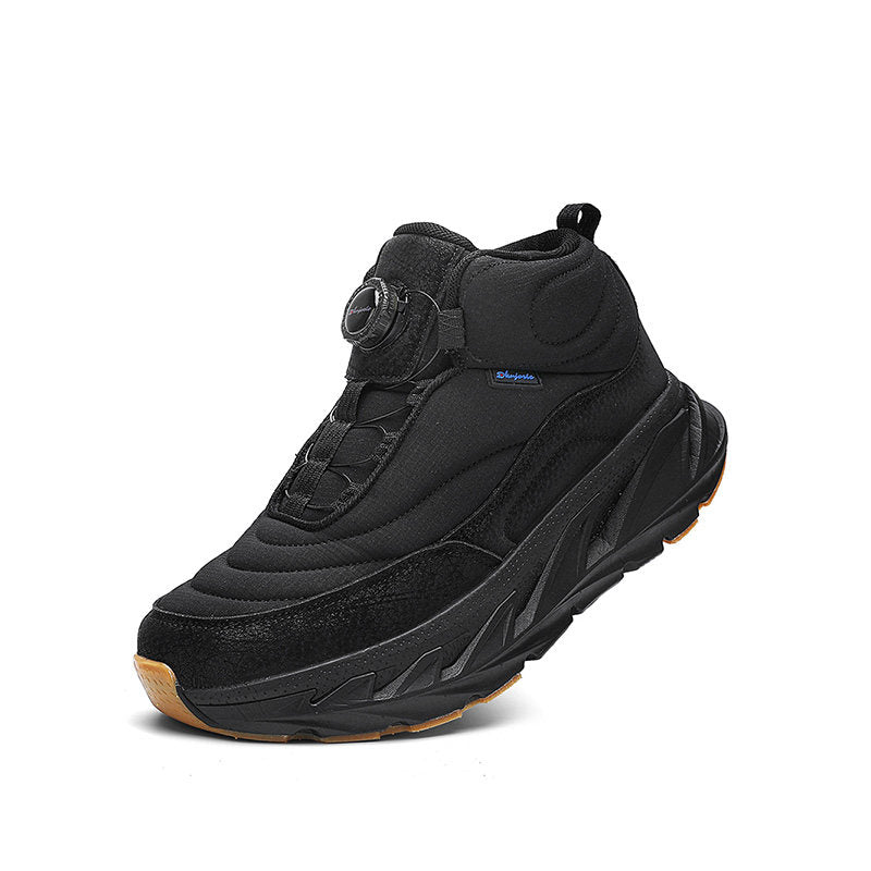 Soft Sole Shock Absorbing Outdoor High-Top Sporty Sneakers