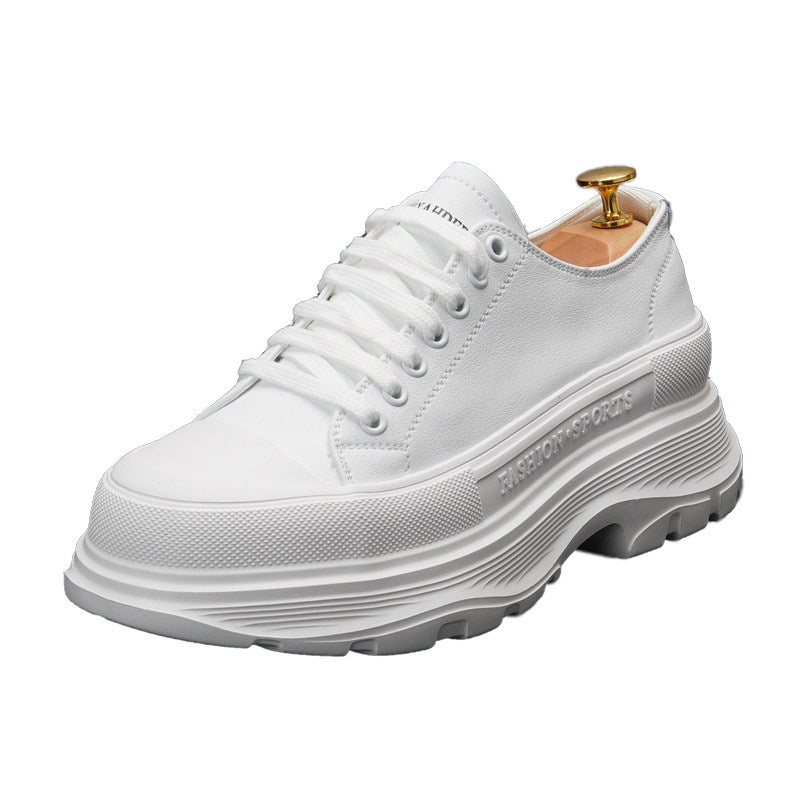 Lace Up Platform Thick Sole Sneakers
