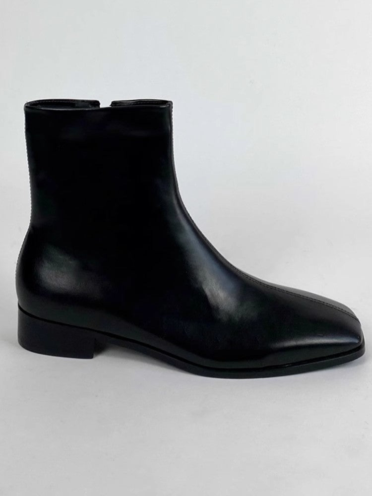 【Speed Shipping】Chelsea Waterproof Leather High Cut Boots WN6773-S