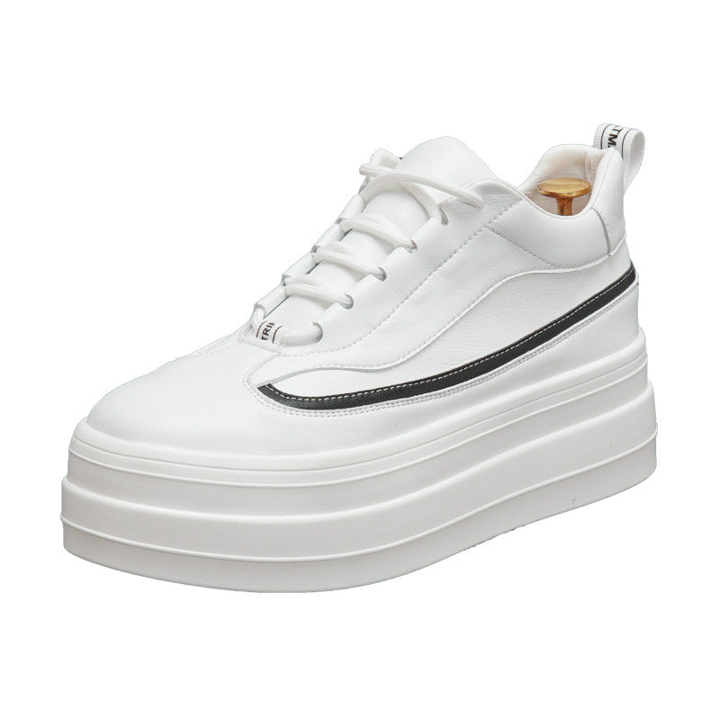 Thick-Sole Height-Increasing Skate Sneakers