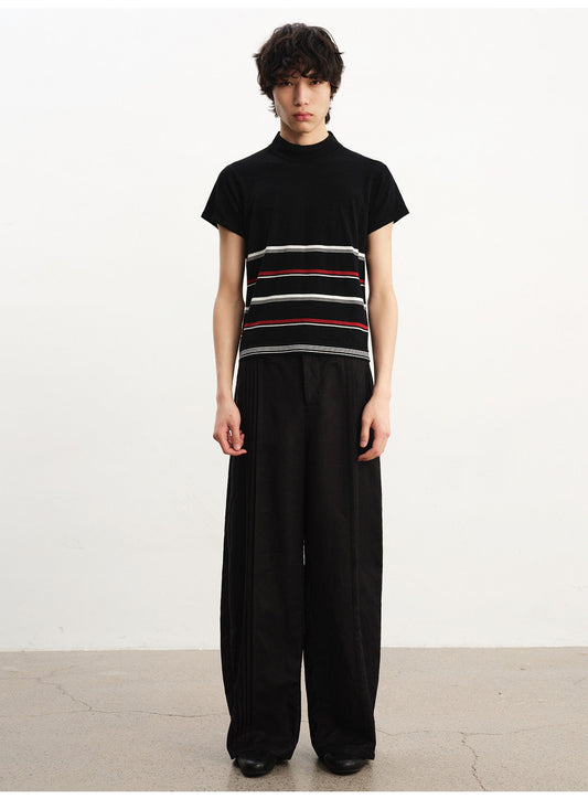 Casual Pants with Front Pleats