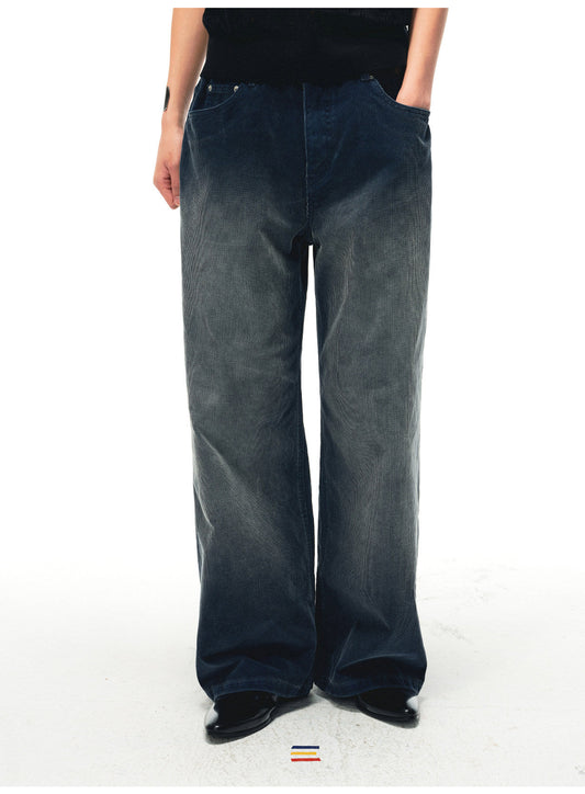 Wash-treated Corduroy Casual Pants