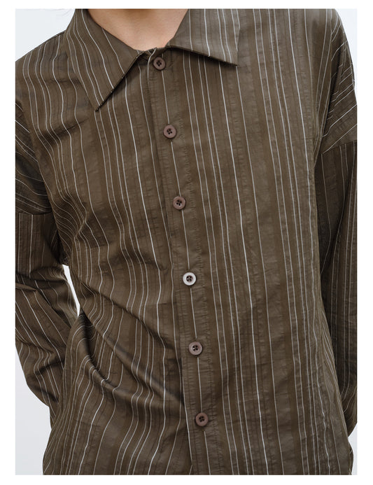 Drop-shoulder shirt