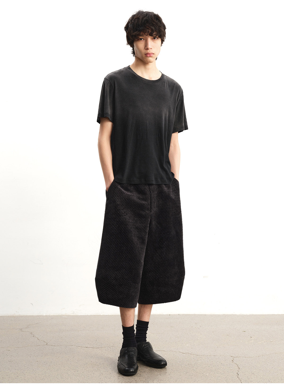 Wash-treated Short-Sleeve T-Shirt